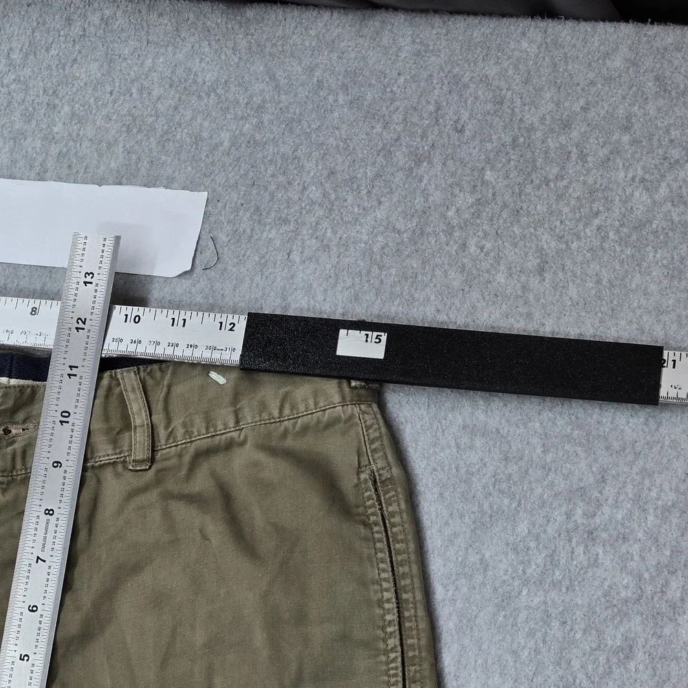 Armani Jeans Men Pants 33 Green Casual Button Fly 27